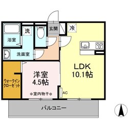 ダンケ・プロストの物件間取画像